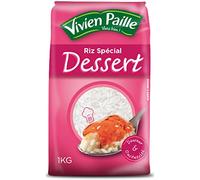 Vivia PAILLE - 3 unidades de arroz redondo blanco especial para postre, 1 kg