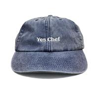 Vivian Flytrap Unisexo Yes Chef Gorra de Béisbol Lavada y Bordada - Blue - One Size