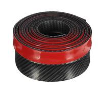 Viviance 2.5 M de Fibra de Carbono del Coche Frente Parachoques Protector Labio Spoiler Protector Decorativo Strip
