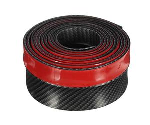 Viviance 2.5 M de Fibra de Carbono del Coche Frente Parachoques Protector Labio Spoiler Protector Decorativo Strip