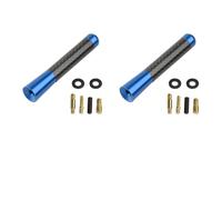 Viviance 2 Set 8CM Universal Car Short Antenna Auto Roof Radio Antena Aérea - Azul