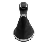Viviance 5/6 velocidades Palanca de cambios del pomo de la palanca de cambios del coche compatible con Skoda Fabia 2 II MK2 Combi Scout 2007-2014 - 5 velocidades