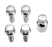 Viviance M12 x 1,5 Aleación Aluminio Perno Rueda del Neumático Antirrobo Tuerca Tornillos Compatible con B-MW 1 3 5 Series E90 E91 E92 E93 Compatible con Re-Nault Megane Laguna Master Trafic Clio