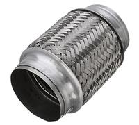 Viviance Tubos De Escape Flex Tubo De Acero Inoxidable Doble Trenza De 3 Pulgadas X 6 Pulgadas W/Extremos Flexi