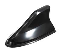 Viviance Universal Auto Coche Tiburón Aleta Techo Antena Aérea Am FM Radio Decorar (Negro)