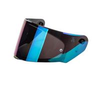 Viviance Visor de casco de cara completa para motocicleta Visor de casco de motocross Lente de gafas compatible con LS2 FF800 FF320 FF328 FF353 - Colorido
