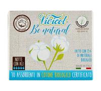 VIVICOT - Compresas sanitarias higiénicas con alas para la noche (10 unidades) - VIVICOT (BE NATURAL)