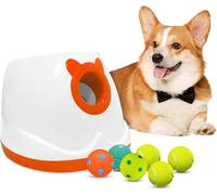 vivicreate Lanzador automático de bolas para perros, máquina de búsqueda de bolas para perros, lanzador de bolas para perros, para perros pequeños a medianos, juguete interactivo para perros con 8