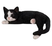 Vivid Arts - Gato tendido blanco y negro - XRL-DC69-D