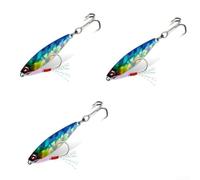 Vivid Eye - Señuelo de pesca químicamente afilado, anzuelos para jigging varias especies de peces (10 g, 45 mm)