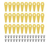 Vividcrate Paquete De 30 Cuchillas Titan De Repuesto, Compatibles con Bosch, Compatibles con Indego, Cortacésped Robótico 350 400 450 800 1000 1200 Pieza De Repuesto
