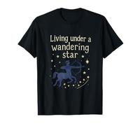 Viviendo bajo una estrella errante Sagitario Zodiaco Camiseta