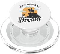Viviendo el Rodeo de sueños de Vaquero PopSockets PopGrip para MagSafe