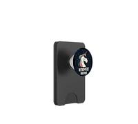 Viviendo el sueño como un atuendo introvertido de unicornio PopSockets PopWallet para MagSafe