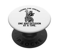 Viviendo el sueño una mala decisión a la vez divertida PopSockets PopGrip Adhesivo