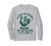 Viviendo el sueño Una Mala decisión a la Vez Divertido Mapache Manga Larga