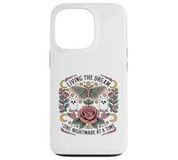 Viviendo el sueño una pesadilla a la vez divertido gótico vintage Carcasa para iPhone 13 Pro