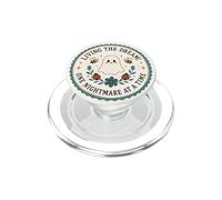 Viviendo el sueño Una Pesadilla a la Vez Fantasma Divertido PopSockets PopGrip para MagSafe