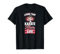 Viviendo Esa Vida de mamá de Karate Camiseta
