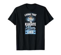 Viviendo Esa Vida de mamá de Karate Camiseta
