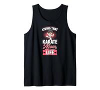 Viviendo Esa Vida de mamá de Karate Camiseta sin Mangas