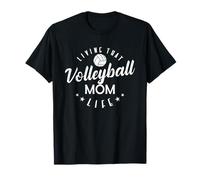 Viviendo Esa Vida de mamá de Voleibol Camiseta