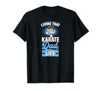Viviendo Esa Vida de papá de Karate Camiseta