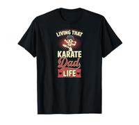 Viviendo Esa Vida de papá de Karate Camiseta
