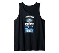Viviendo Esa Vida de papá de Karate Camiseta sin Mangas