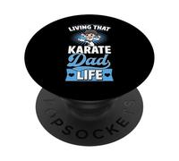 Viviendo Esa Vida de papá de Karate PopSockets PopGrip Adhesivo