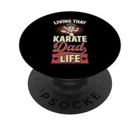 Viviendo Esa Vida de papá de Karate PopSockets PopGrip Adhesivo