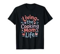Viviendo La Cocina Mamá Vida Cocina Amante Camiseta