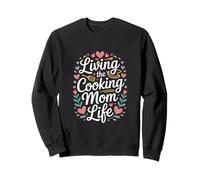 Viviendo La Cocina Mamá Vida Cocina Amante Sudadera