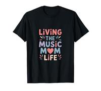 Viviendo La Música Mamá Vida Coro Madre Camiseta