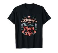 Viviendo La Música Mamá Vida Coro Madre Camiseta