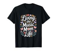 Viviendo La Música Mamá Vida Coro Madre Camiseta