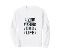 Viviendo La Pesca Papá Vida Padre Pescador Sudadera