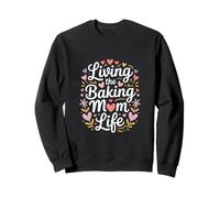 Viviendo la repostería Mamá Vida Cupcake Baking Sudadera