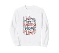 Viviendo la repostería Mamá Vida Cupcake Baking Sudadera