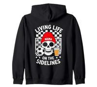 Viviendo la vida al margen Mamá Sudadera con Capucha