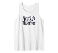 Viviendo la Vida con mis Favoritos Camiseta sin Mangas