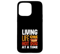 Viviendo la vida un perro caliente a la vez amante de los perros calientes Carcasa para iPhone 15 Pro Max