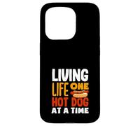 Viviendo la vida un perro caliente a la vez amante de los perros calientes Carcasa para iPhone 15 Pro