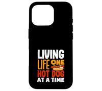 Viviendo la vida un perro caliente a la vez amante de los perros calientes Carcasa para iPhone 16 Pro