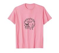 Viviendo mi Mejor Vida de zarigüeya - Humor Animal Peculiar Camiseta, Hombre, Rosado, XXL