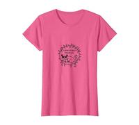 Viviendo mi Mejor Vida de zarigüeya - Humor Animal Peculiar Camiseta, Mujer, Rosa Jaspeado, S