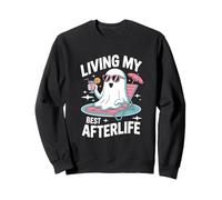 Viviendo mi mejor vida futura Halloween Sudadera