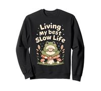 Viviendo mi Mejor Vida Lenta, Linda Rana Sudadera
