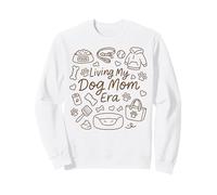 Viviendo mi Perro mamá era, Divertido Garabato gráfico Mujer Sudadera