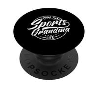 Viviendo Que Deportes Abuela Vida PopSockets PopGrip Adhesivo